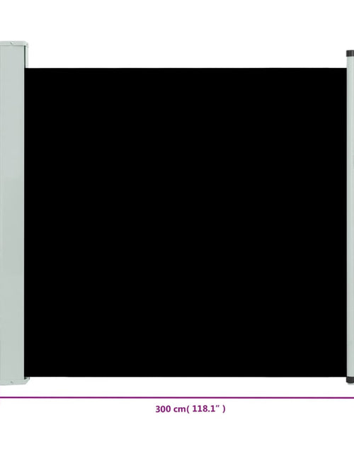 Загрузите изображение в средство просмотра галереи, Copertină laterală retractabilă de terasă, negru, 170x300 cm - Lando
