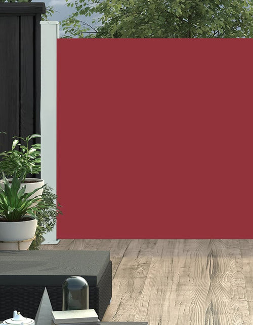 Загрузите изображение в средство просмотра галереи, Copertină laterală retractabilă de terasă, roșu, 170x300 cm - Lando
