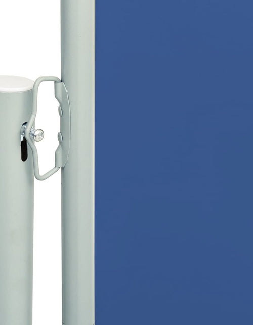 Загрузите изображение в средство просмотра галереи, Copertină laterală retractabilă de terasă, albastru, 117x600 cm - Lando
