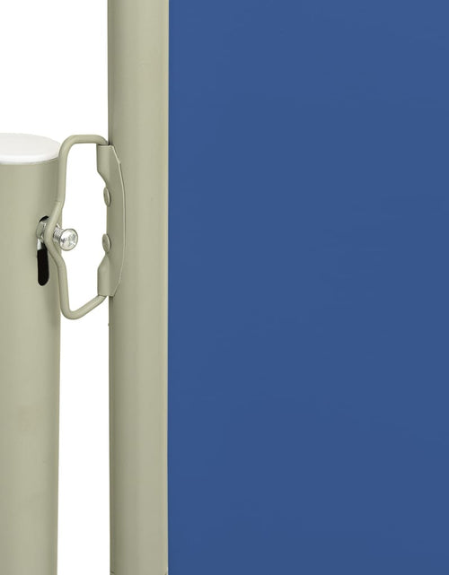 Загрузите изображение в средство просмотра галереи, Copertină laterală retractabilă de terasă, albastru, 140x600 cm Lando - Lando
