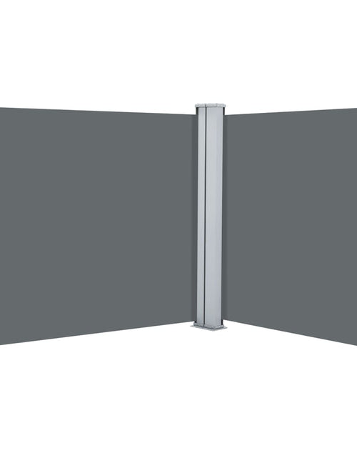 Загрузите изображение в средство просмотра галереи, Copertină laterală retractabilă, antracit, 117x600 cm - Lando
