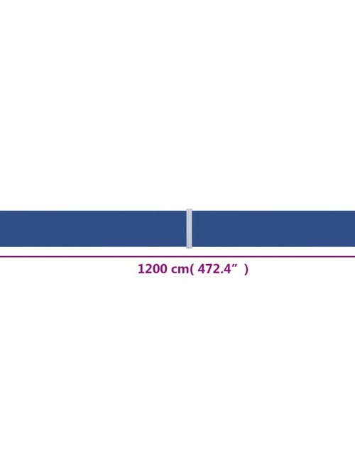 Загрузите изображение в средство просмотра галереи, Copertina laterală retractabilă, albastru, 140x1200 cm - Lando
