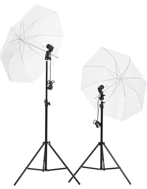 Încărcați imaginea în vizualizatorul Galerie, Kit lumini studio foto, trepiede+umbrele - Lando
