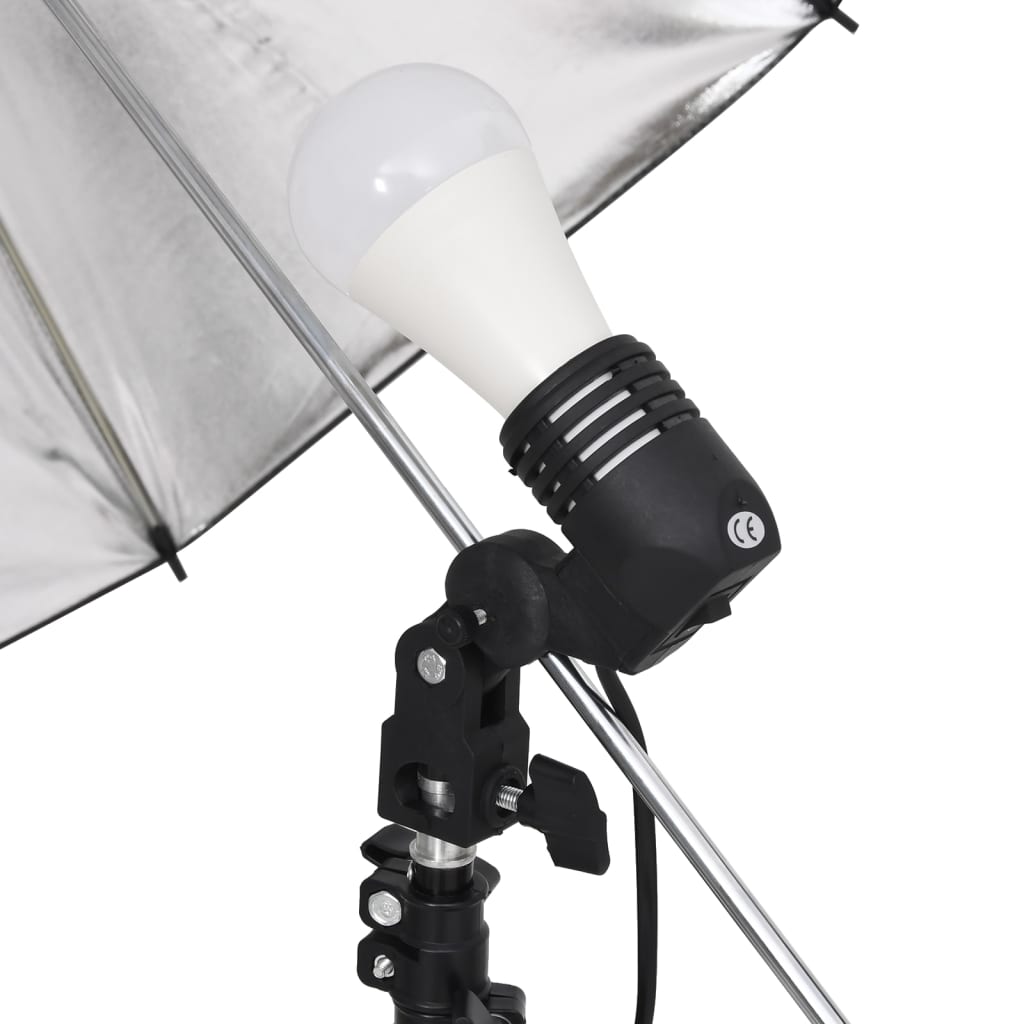 Kit lumini studio foto cu trepiede și umbrele Lando - Lando
