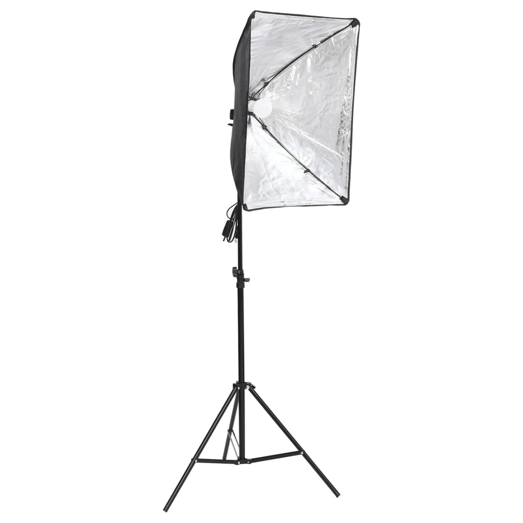 Kit de iluminat pentru studio cu fundaluri și softbox-uri - Lando