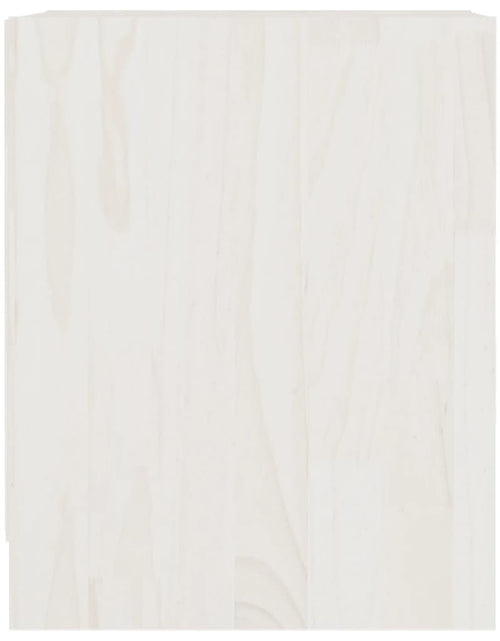 Încărcați imaginea în vizualizatorul Galerie, Noptiere, 2 buc., alb, 35,5x33,5x41,5 cm, lemn masiv de pin - Lando
