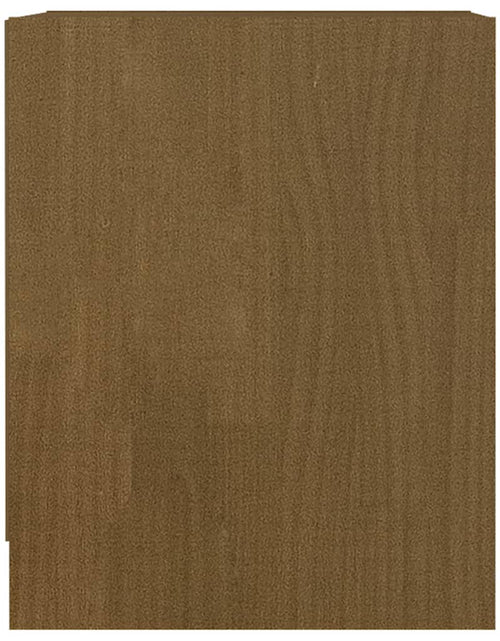 Încărcați imaginea în vizualizatorul Galerie, Noptiere, 2 buc., maro miere, 35,5x33,5x41,5 cm, lemn masiv pin - Lando
