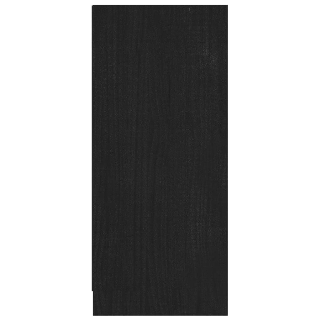 Servantă, negru, 70x33x76 cm, lemn de pin Lando - Lando