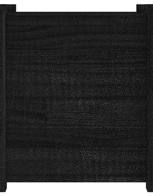 Încărcați imaginea în vizualizatorul Galerie, Jardiniere grădină, 2 buc., negru, 31x31x31 cm, lemn masiv pin - Lando
