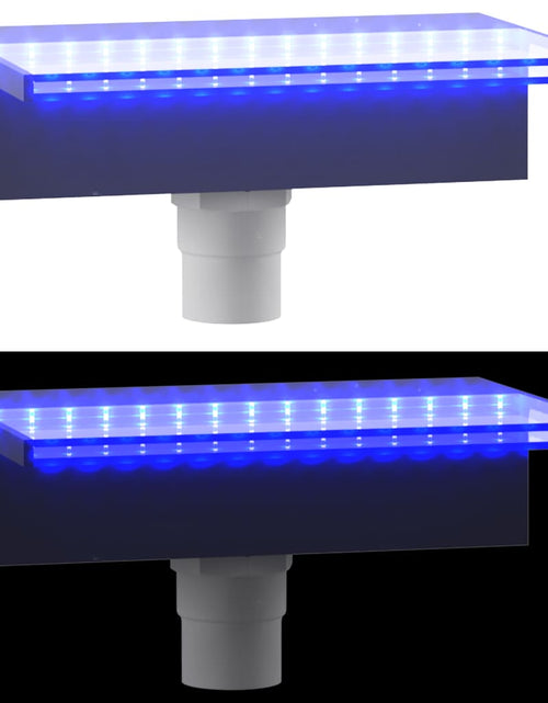 Загрузите изображение в средство просмотра галереи, Deversor de cascadă cu LED-uri RGB, acrilic, 30 cm Lando - Lando
