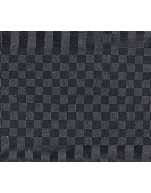Încărcați imaginea în vizualizatorul Galerie, Prosoape de bucătărie 20 buc. negru și gri 50x70 cm Bumbac - Lando
