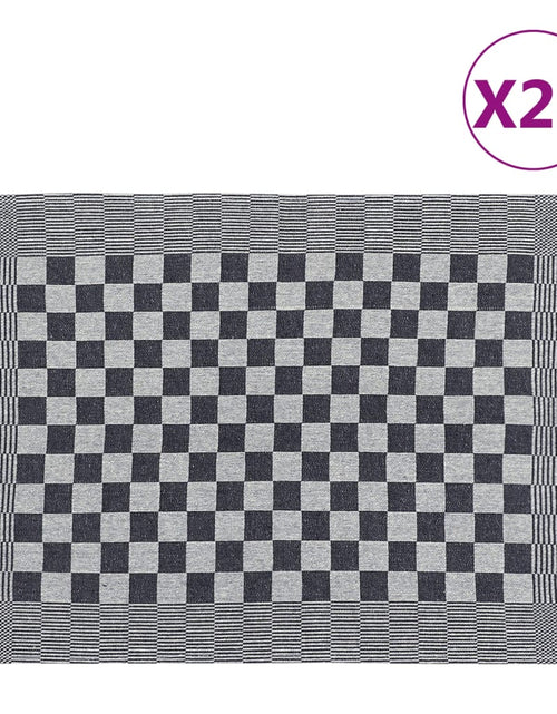 Încărcați imaginea în vizualizatorul Galerie, Prosoape de bucătărie 20 buc. negru și alb 50x70 cm bumbac - Lando
