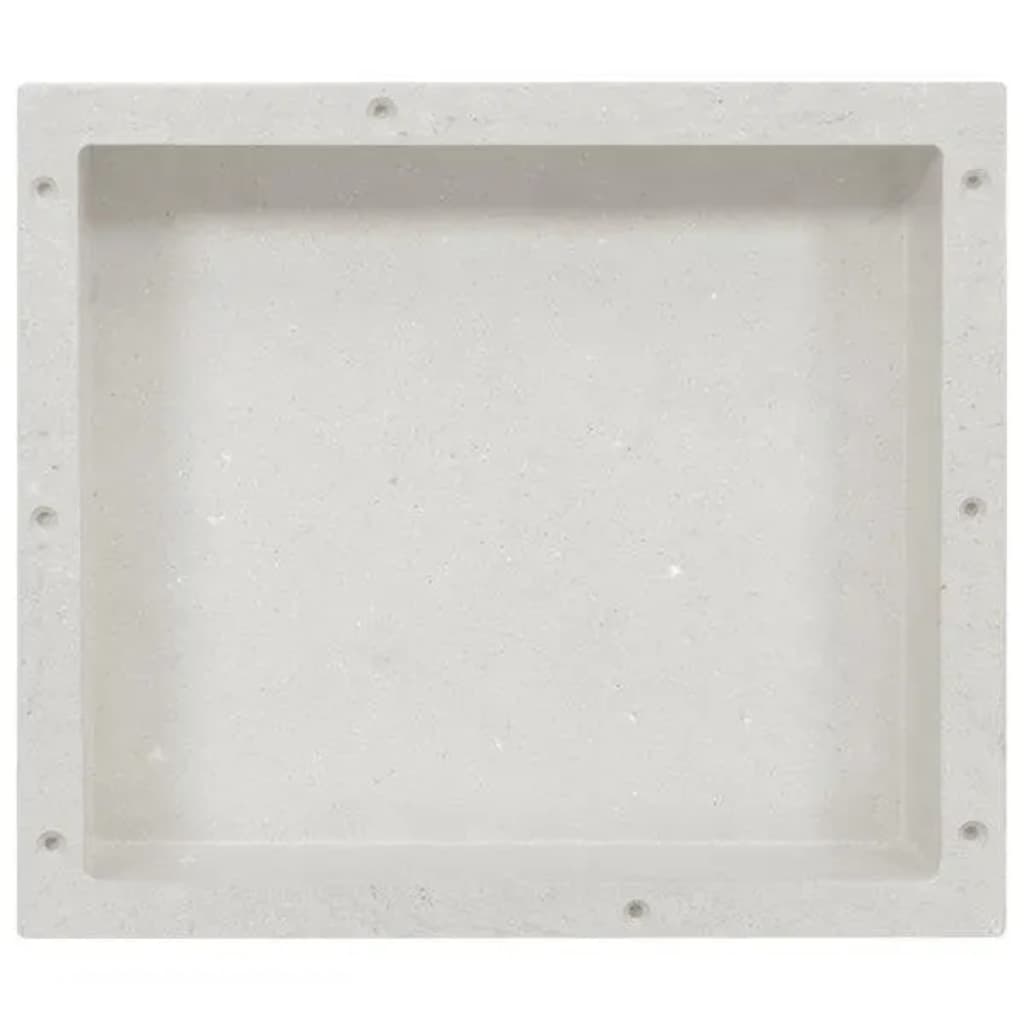 Nișă de duș, alb mat, 41x36x10 cm - Lando