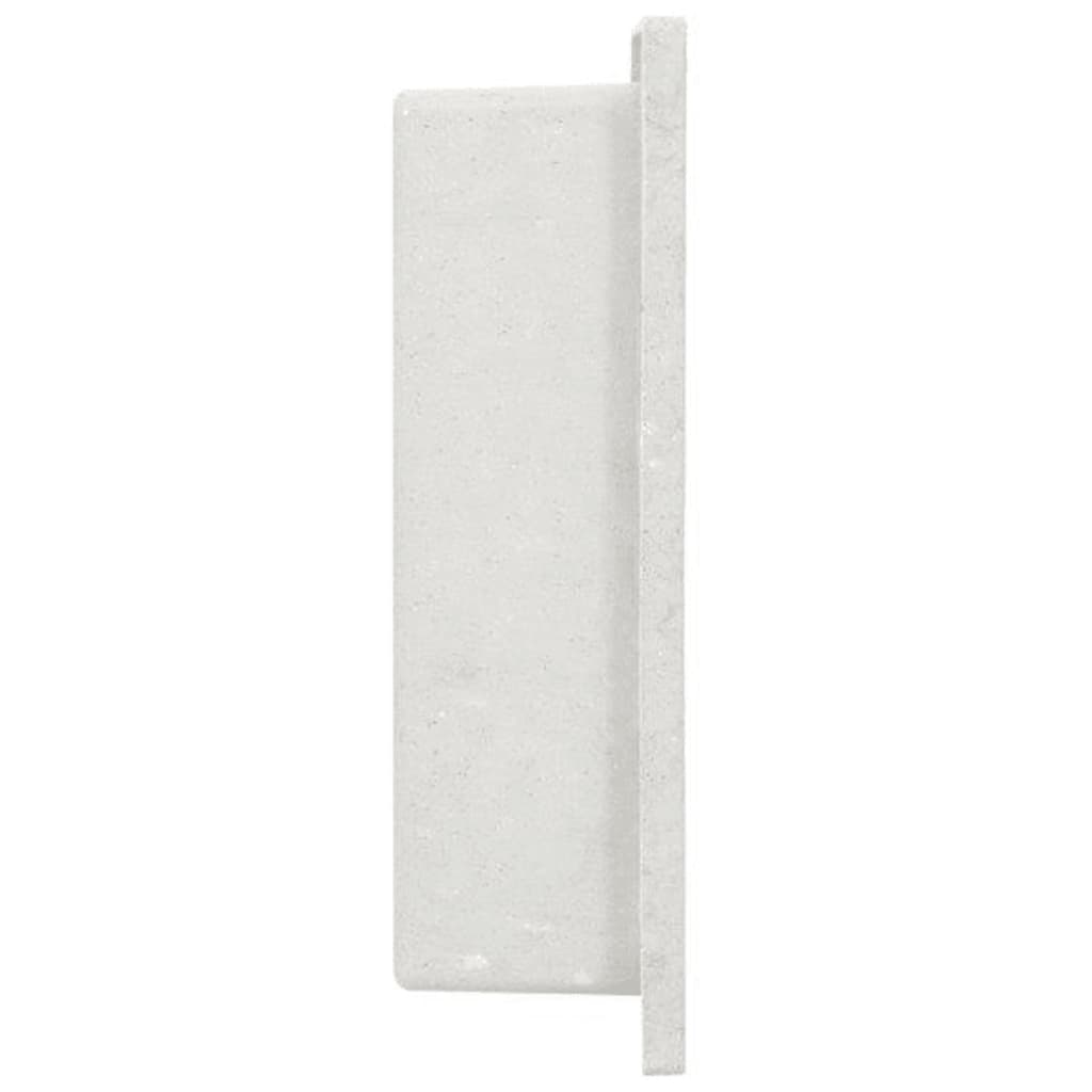 Nișă de duș, alb mat, 41x36x10 cm - Lando