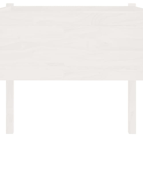 Загрузите изображение в средство просмотра галереи, Jardiniere de grădină, 2 buc., alb, 70x70x70 cm, lemn masiv pin - Lando
