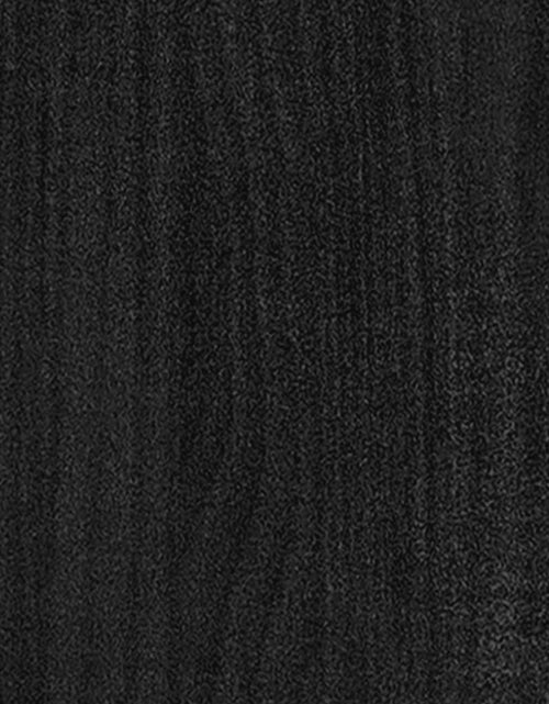 Încărcați imaginea în vizualizatorul Galerie, Jardiniere grădină, 2 buc., negru, 70x70x70 cm, lemn masiv pin - Lando
