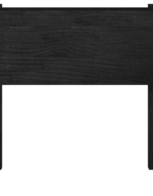 Загрузите изображение в средство просмотра галереи, Jardiniere de grădină 2 buc. negru 70x31x70 cm lemn masiv pin - Lando
