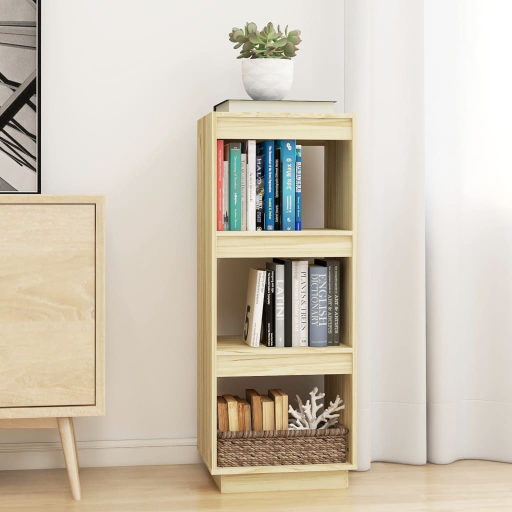 Bibliotecă/Separator cameră, 40x35x103 cm, lemn masiv de pin Lando - Lando