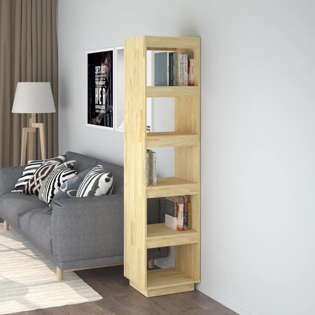 Bibliotecă/Separator cameră, 40x35x167 cm, lemn masiv de pin Lando - Lando