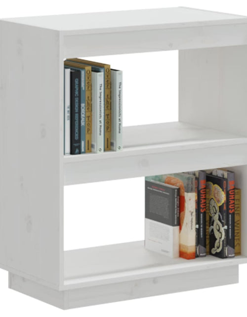 Încărcați imaginea în vizualizatorul Galerie, Bibliotecă, alb, 60x35x71 cm, lemn masiv de pin Lando - Lando
