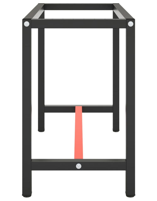 Încărcați imaginea în vizualizatorul Galerie, Cadru banc de lucru, negru mat/roșu mat, 110x50x79 cm, metal Lando - Lando
