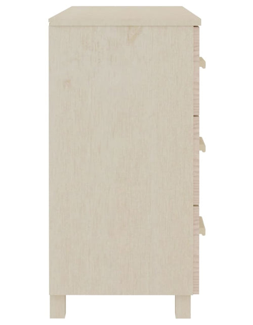 Загрузите изображение в средство просмотра галереи, Servantă „HAMAR”, maro miere, 90x40x80 cm, lemn masiv de pin Lando - Lando
