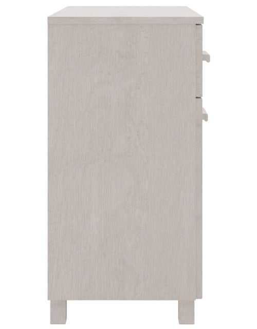 Încărcați imaginea în vizualizatorul Galerie, Servantă „HAMAR”, alb, 79x40x80 cm, lemn masiv de pin Lando - Lando
