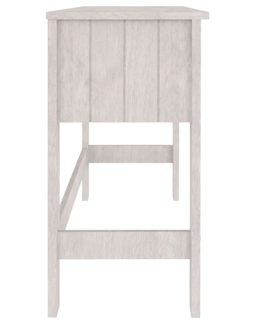 Încărcați imaginea în vizualizatorul Galerie, Birou „HAMAR”, alb, 110x40x75 cm, lemn masiv de pin - Lando
