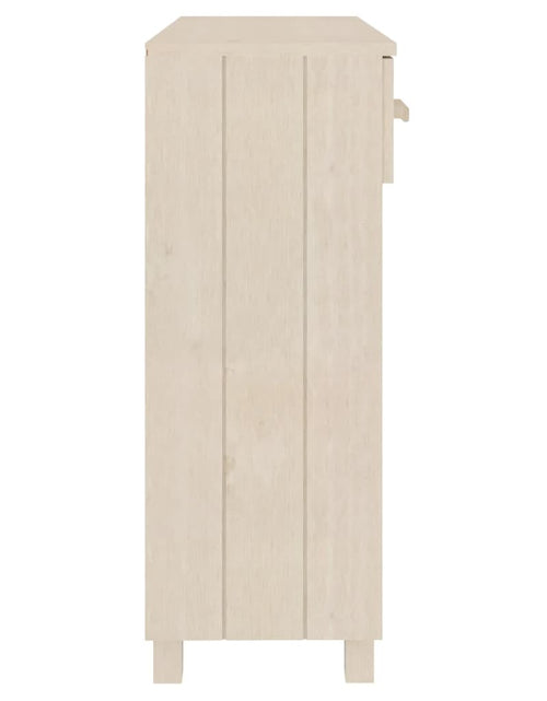 Загрузите изображение в средство просмотра галереи, Masă cafea „HAMAR”, maro miere, 90x35x90 cm, lemn masiv de pin Lando - Lando
