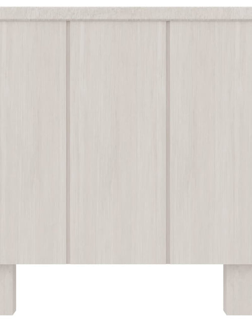Încărcați imaginea în vizualizatorul Galerie, Dulap TV „HAMAR”, alb, 106x40x40 cm, lemn masiv de pin Lando - Lando
