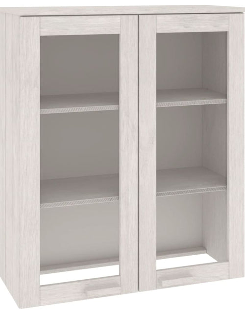 Încărcați imaginea în vizualizatorul Galerie, Raft superior comodă „HAMAR” alb, 85x35x100 cm, lemn masiv pin Lando - Lando
