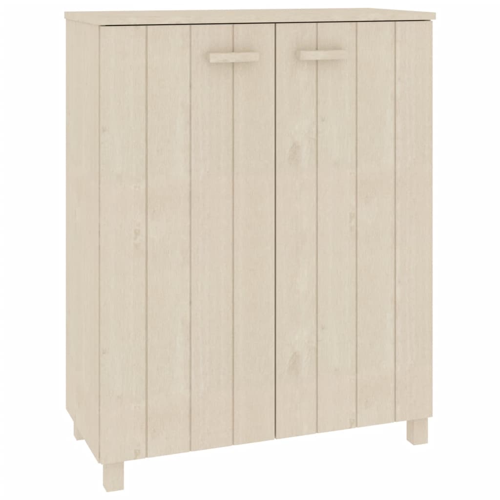 Pantofar, maro miere, 85x40x108 cm, lemn masiv de pin Lando - Lando