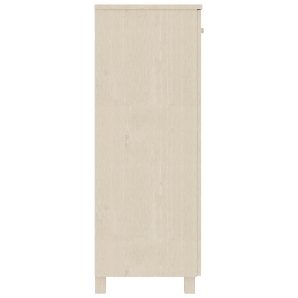 Pantofar, maro miere, 85x40x108 cm, lemn masiv de pin Lando - Lando