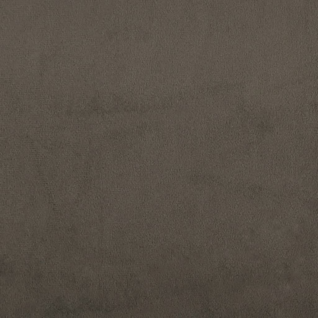 Taburet, gri închis, 60x60x35 cm, microfibră Lando - Lando