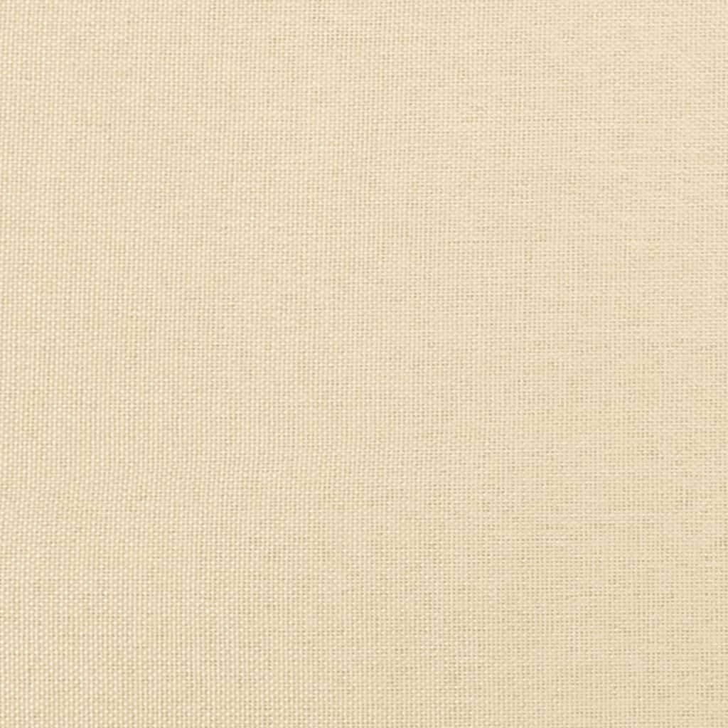 Taburet, crem, 60x60x36 cm, material textil Lando - Lando