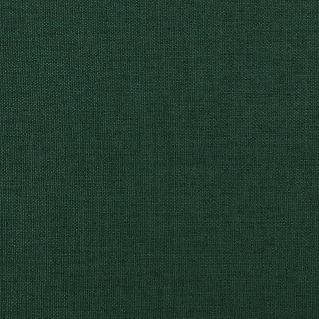 Taburet, verde închis, 60x60x36 cm, material textil Lando - Lando