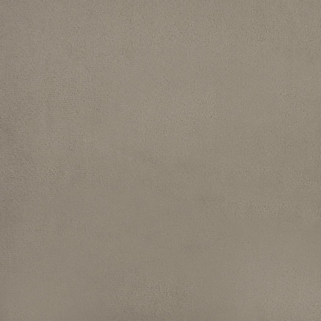 Taburet, gri deschis, 60x60x36 cm, catifea Lando - Lando