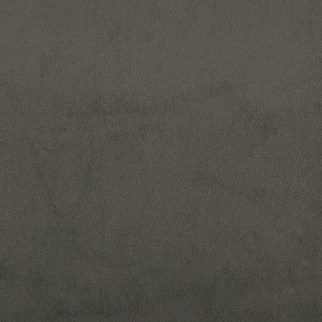 Taburet, gri închis, 60x60x36 cm, catifea Lando - Lando