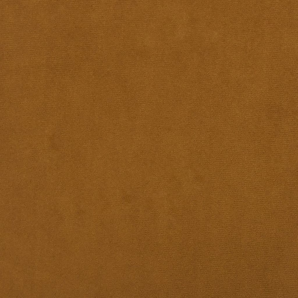 Taburet, maro, 60x60x36 cm, catifea Lando - Lando