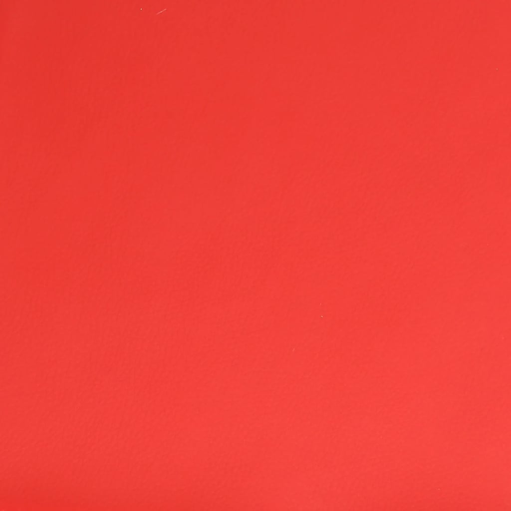 Taburet, roșu, 60x60x36 cm, piele ecologică Lando - Lando