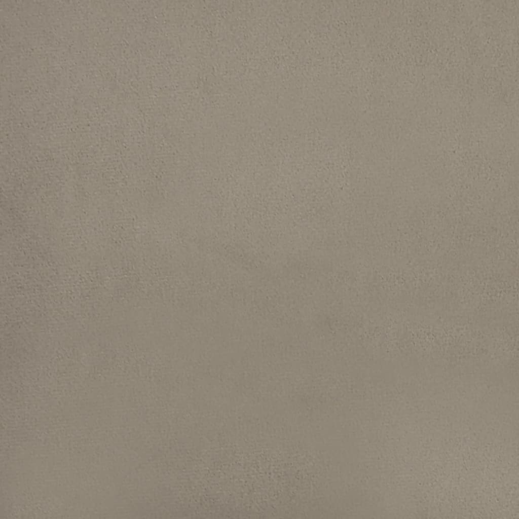 Taburet, gri deschis, 60x60x36 cm, catifea Lando - Lando