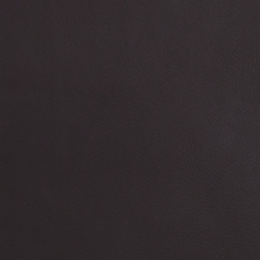 Taburet, maro, 60x60x36 cm, textil și piele ecologică Lando - Lando