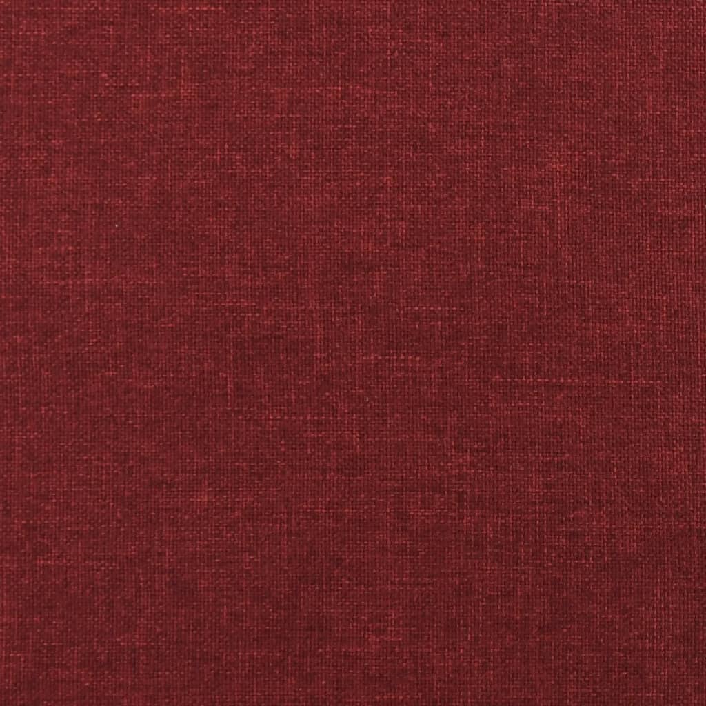 Taburet, roșu vin, 60x60x36 cm, material textil Lando - Lando