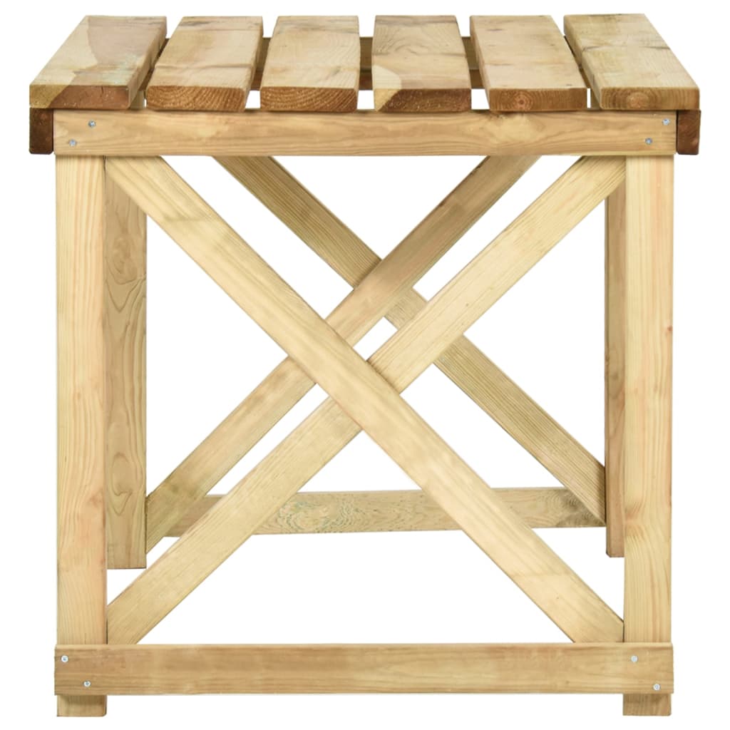 Masă de grădină, 110x79x75 cm, lemn de pin tratat - Lando