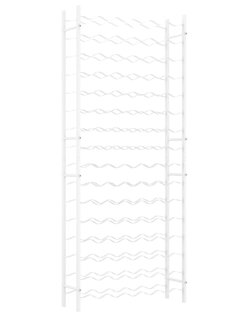 Загрузите изображение в средство просмотра галереи, Suport sticle de vin pentru 96 sticle,alb, metal - Lando
