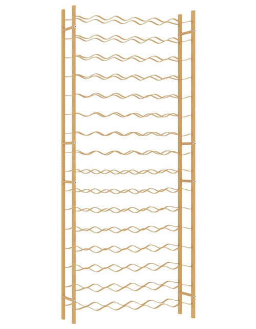 Загрузите изображение в средство просмотра галереи, Suport sticle de vin pentru 96 sticle, auriu,metal - Lando
