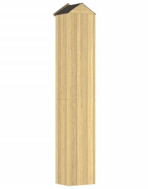 Încărcați imaginea în vizualizatorul Galerie, Magazie unelte de grădină, 40x33x222 cm, lemn de pin tratat - Lando
