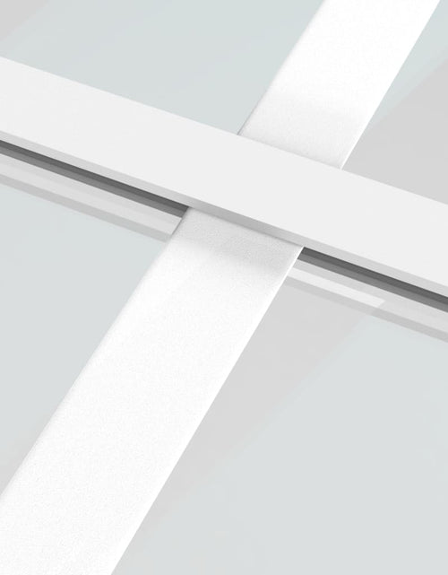 Загрузите изображение в средство просмотра галереи, Ușă glisantă, alb, 90x205 cm, sticlă ESG mată și aluminiu - Lando
