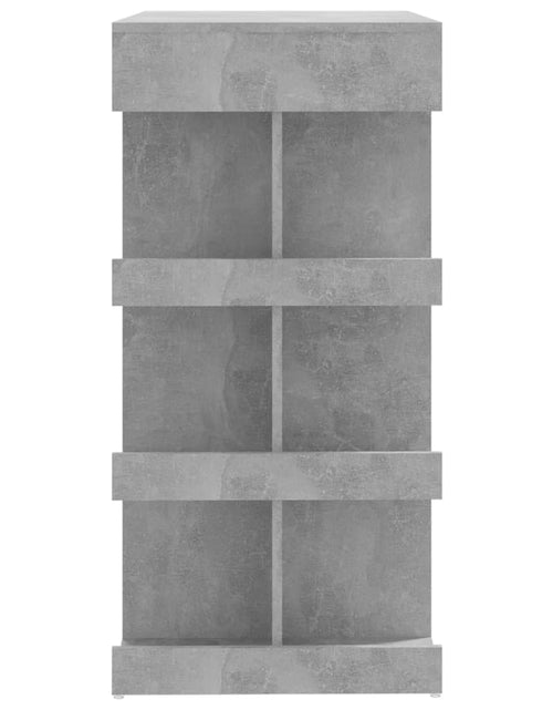 Загрузите изображение в средство просмотра галереи, Masă bar cu raft de depozitare, gri beton, 100x50x101,5 cm, PAL - Lando
