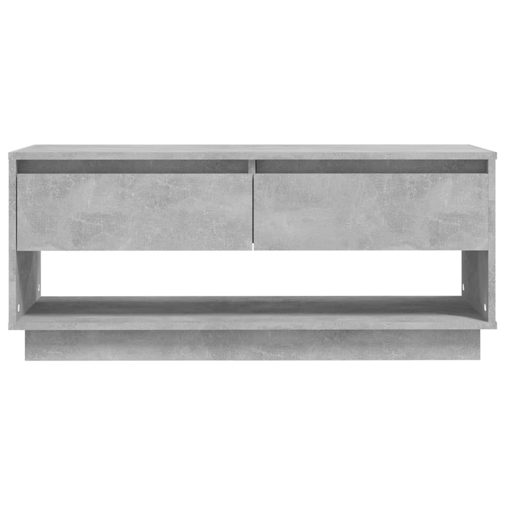 Comodă TV, gri beton, 102x41x44 cm, PAL Lando - Lando